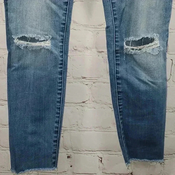 Madewell Skinny Skinny Distressed Jeans Womens Size 27 - Picture 3 of 15